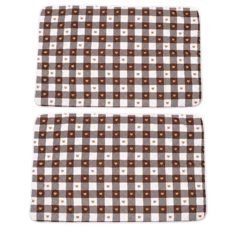 2 PCS Washable Incontinence Pads, Waterproof Sheets for Bed Wetting, Bed Wetting Sheets, Washable Incontinence Chair Pads Non-Slip Absorbent Seat Pads for Wheelchairs Sofas Armchairs